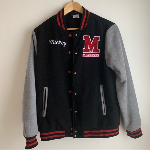 Disney Jackets & Coats Disney Mickey Mouse Womens Varsity Jacket Poshmark